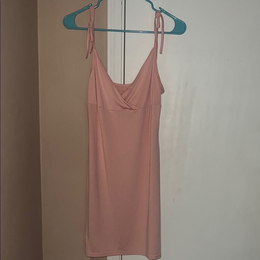 Elegant Pink Midi Dress